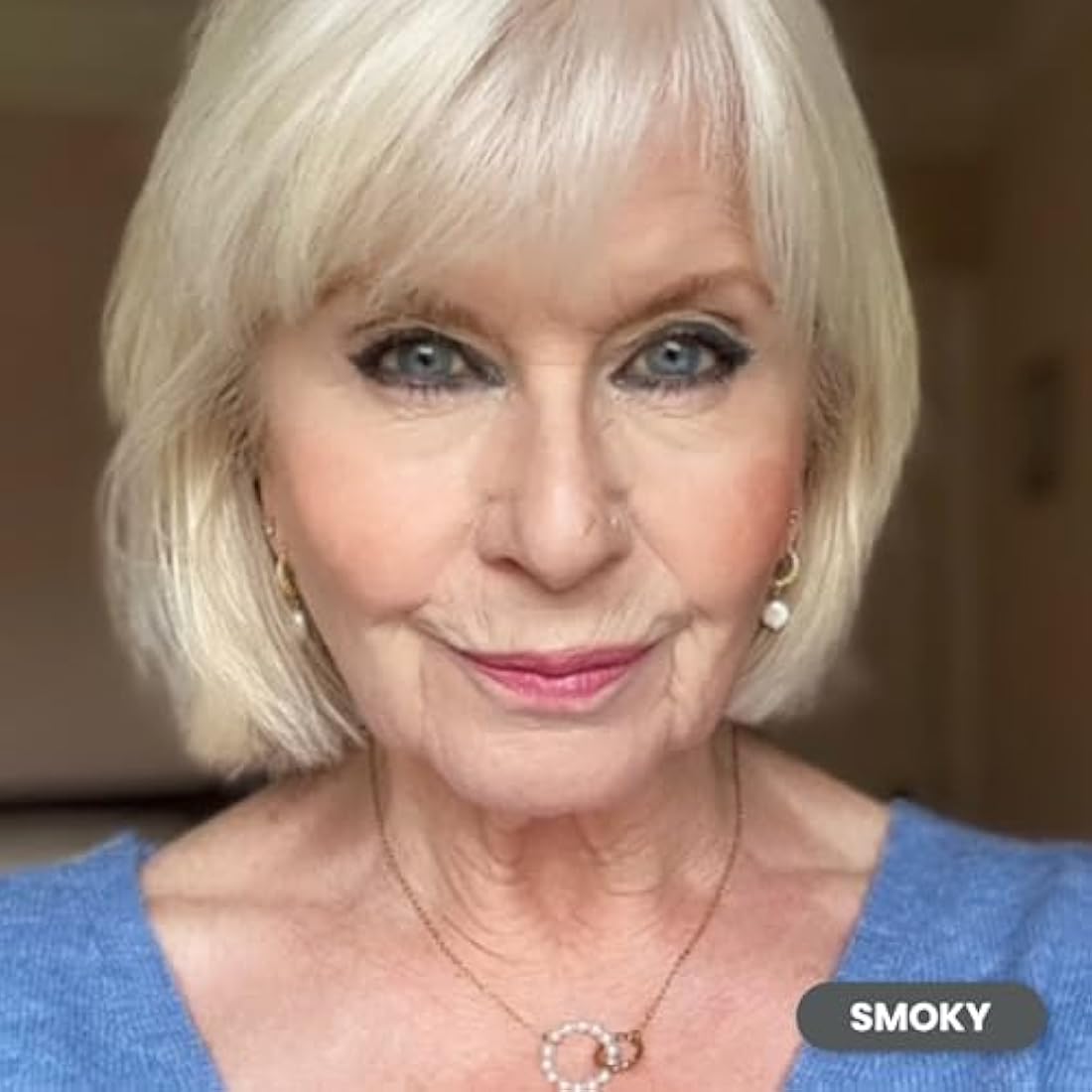 Prime Prometics PrimeEyes Glide Eyeliner for Mature Women – Waterproof, Long-Stay and Mess-Proof – Gel Cream Texture, Discreet Sharpener and Effective Smudger (Smoky)