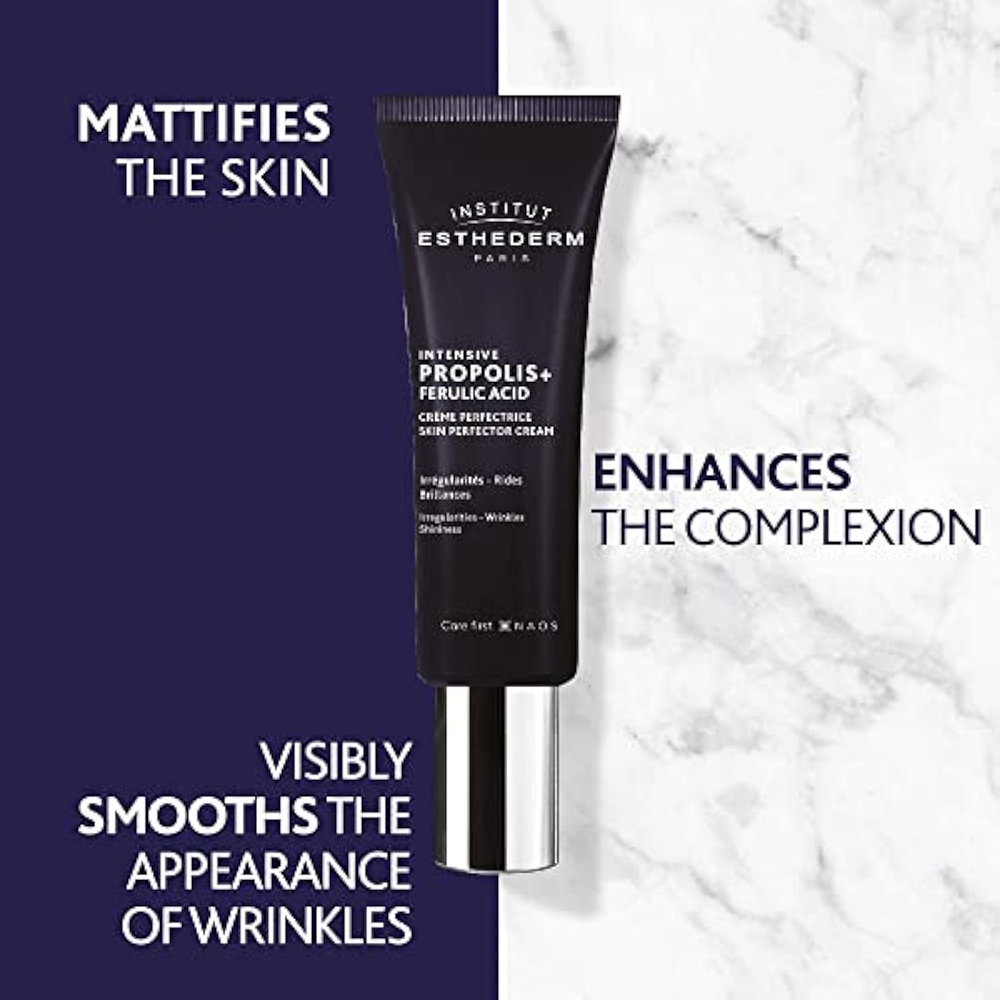 Institut Esthederm - Intensive Propolis Cream - Skin Blemishes and Related Redness - Purifying and Decongesting Face Cream - Oily or Acne-prone Skin, Spots, Imperfections - 50 ml Jar