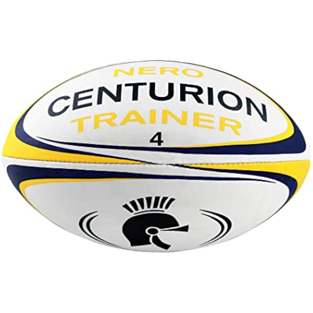 Centurion Nero Trainer Rugby Ball, Yellow, Size 4