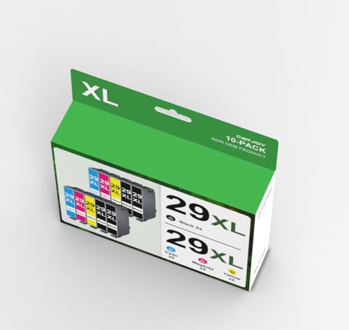 CATJOY 29XL Ink Cartridge Replacement for Epson 29 XL 29 Ink Cartridge for Expression Home XP-342 XP-335 XP-235 XP-442 XP-352 XP-247 XP-255 XP-332 Printer (10 Pack)