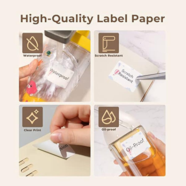 NIIMBOT Thermal Sticky Labels 40×30 mm (1.6×1.2") Compatible with B1/B21/B31/B3S/K2 Label Printer, Waterproof Labels Stickers for Home,Kitchen, Office, Organizing & Small Business, 1 Roll (Balloon)