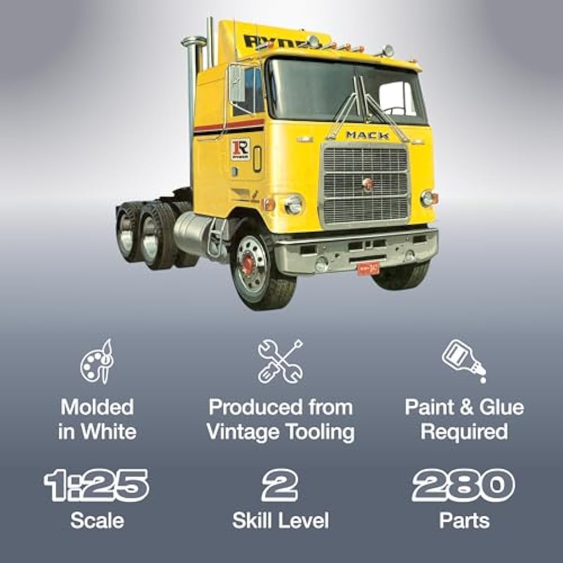 AMT AMT1062 1:25 Mack Cruise-Liner Semi Tractor