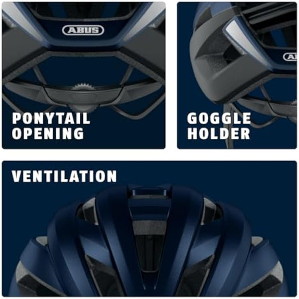 ABUS StormChaser road bike helmet - Lightweight and comfortable for professional cycling for men and women