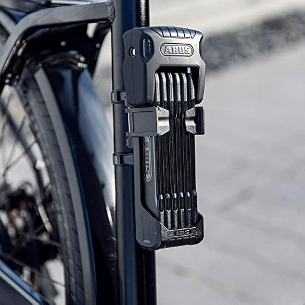 ABUS Bordo Granit 6500K folding lock with SH lock holder - Bike lock with XPlus cylinder for high tamper protection - security level 15 - Length 90 cm