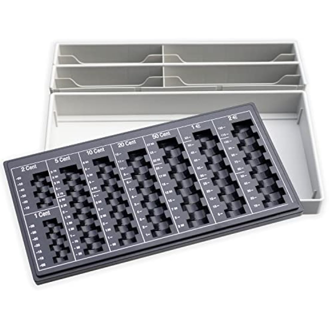 Euro Counting Board for Coins and Notes