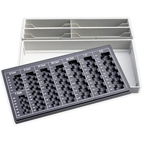 Euro Counting Board for Coins and Notes