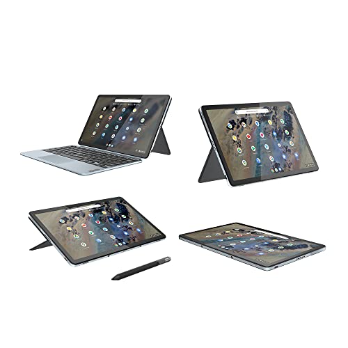 Lenovo IdeaPad Duet 3 Chromebook 10.95 Inch 2K Tablet (Qualcomm Snapdragon 7c Gen 2, Octa-core 2.55GHz, 4GB RAM, 128GB eMMC 5.1, ChromeOS) - Misty Blue