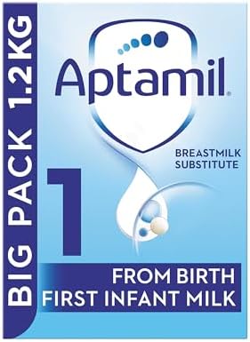 Aptamil 1 First Baby Milk Powder, From Birth, 1.2K (Pack of 3)