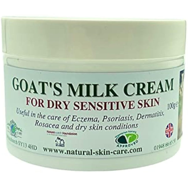 Goat's Milk Moisturising Cream 100g Psoriasis Eczema Dry Skin Dermatitis