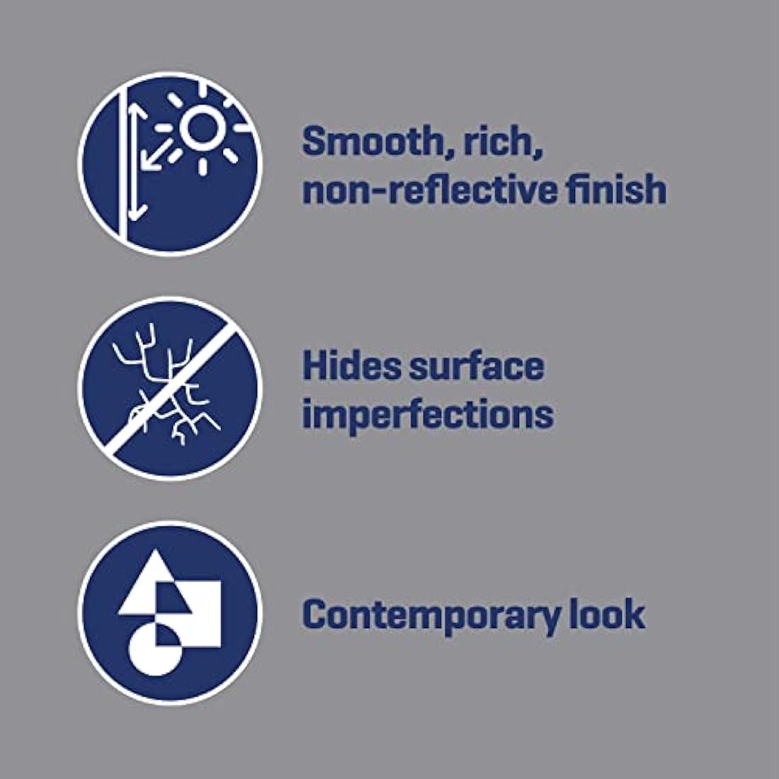 Johnstone's - Wall & Ceiling Paint - Manhattan Grey - Matt Finish - Emulsion Paint - Fantastic Coverage - Easy to Apply - Dry in 1-2 Hours - 12m2 Coverage per Litre - 5L, Pack of 1