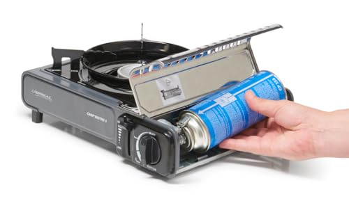 Campingaz Camp Bistro Stove, 1 burner, camping stove, 2200-watt capacity, compact outdoor cooker, includes carry case for easy transport