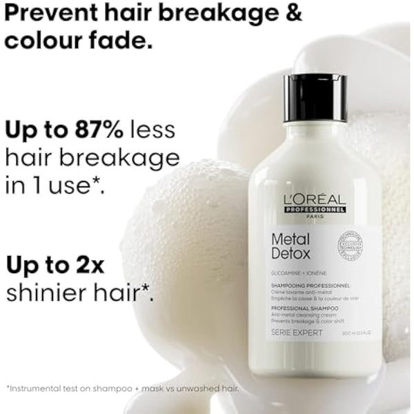 L'Oreal Professionnel Serie Expert DUO Metal Detox Shampoo 300ml and Mask 250ml