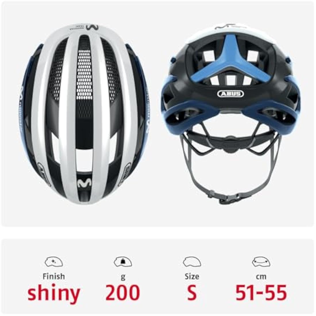 ABUS AirBreaker Racing Bike Helmet - High-End Bike Helmet for Professional Cycling - Unisex, for Men and Women