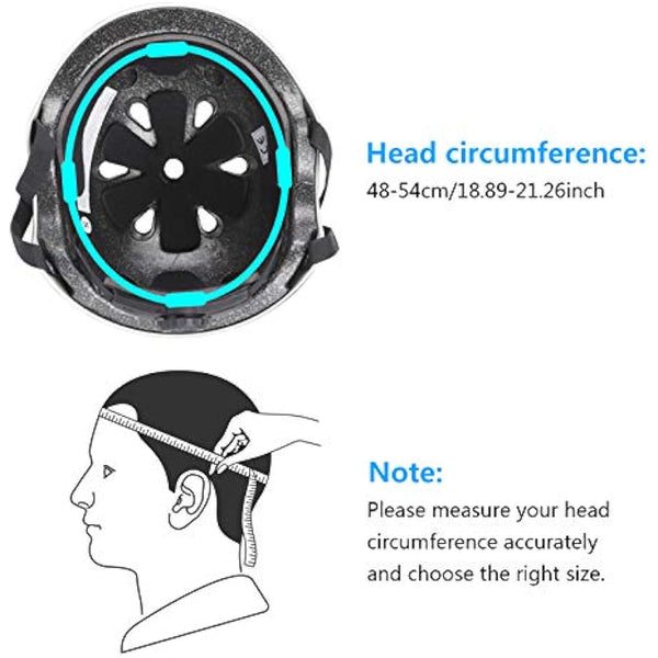 Jim's Store Kids Bike Helmet for 3-10 years old Helmet and Knee Pads Set Adjustable Elbow &Wrist Pads Protective Gear Set for Skateboard Scooter Cycling Roller Skating Boys Girls