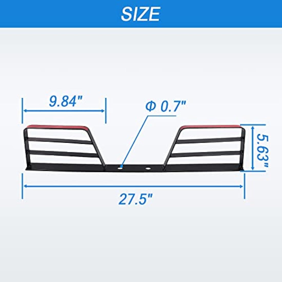 Heavy duty towstep towbar mounted double rear step van 4x4 in Black,included bolts