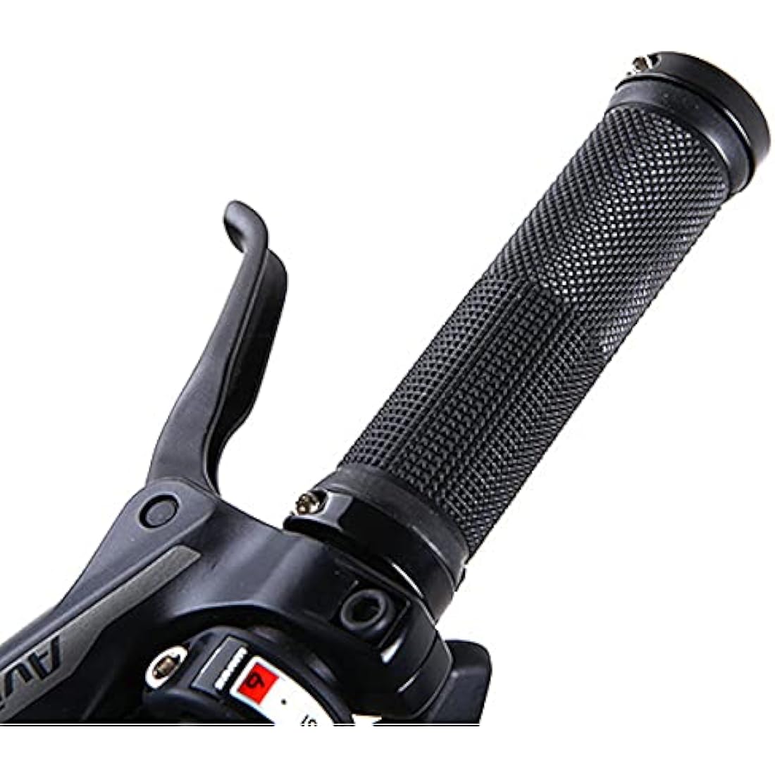 PLATT Bike Handlebar Grips with Aluminum Lock Non-Slip Rubber Bicycle Handle Grip for MTB/BMX