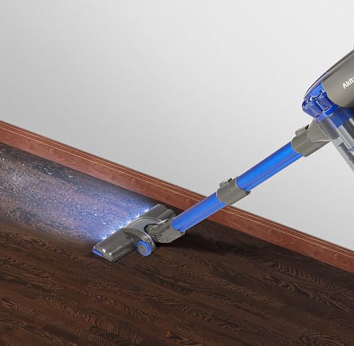 Akitas Cordless Vacuum Cleaner Upright Handheld Stick Lightweight Rechargeable Lithium Battery Good For Carpet, Pet Hair (AKV8)