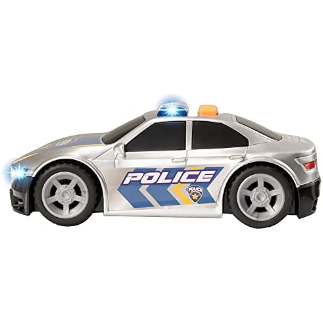 HTI Teamsterz Police Car Light and Sound Cars Toy with Wheels Cars Colour White Official Product (CyP Brands)