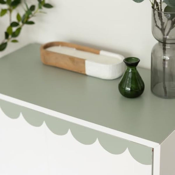 67.5cm x 2m (Pack of 5 + App Kit) d-c-fix MATT SAGE Green Sticky Back Plastic Vinyl wrap Film (346-8188)