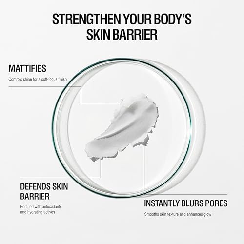 Grown Alchemist Face Primer - Anti Pollution Makeup Primer, Prebiotic-Peptide Hydrating - Illuminating Skin Defence, Silicone Free, Pore Reducing Foundation Base - Matte