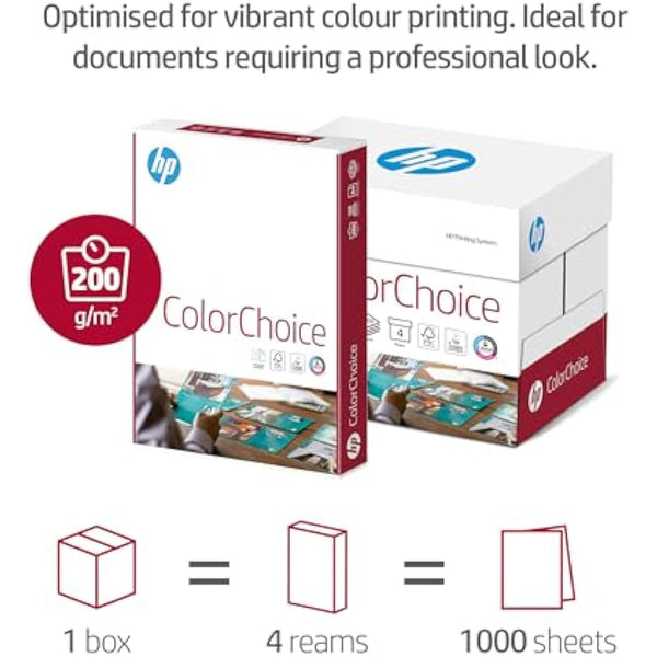 HP Color Choice FSC A4 250 gsm 250sh/RM 4rm/BX, White