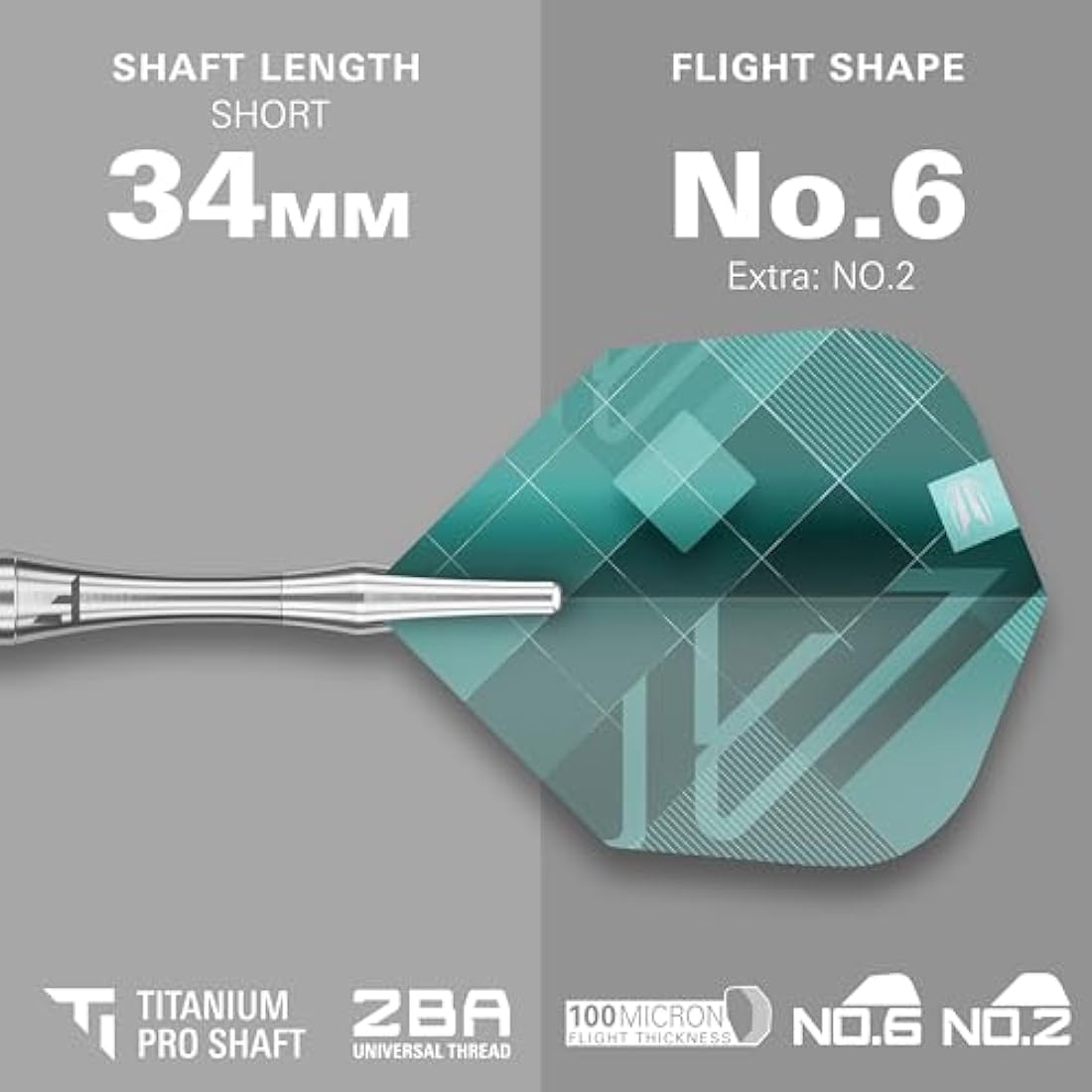 TARGET Darts Rove Steel Tip Swiss Point Darts, 90% Tungsten Dart Set | Steel Tip Dart, Green & Silver Darts, Professional Dart Set with Swiss Points & Tool | Barrel 01/02/03 –22G/23G/24G/25G