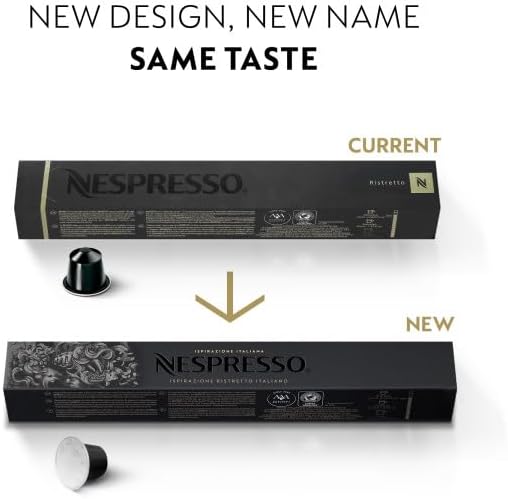 Nespresso Caffe 50 x Ristretto Capsules - Original