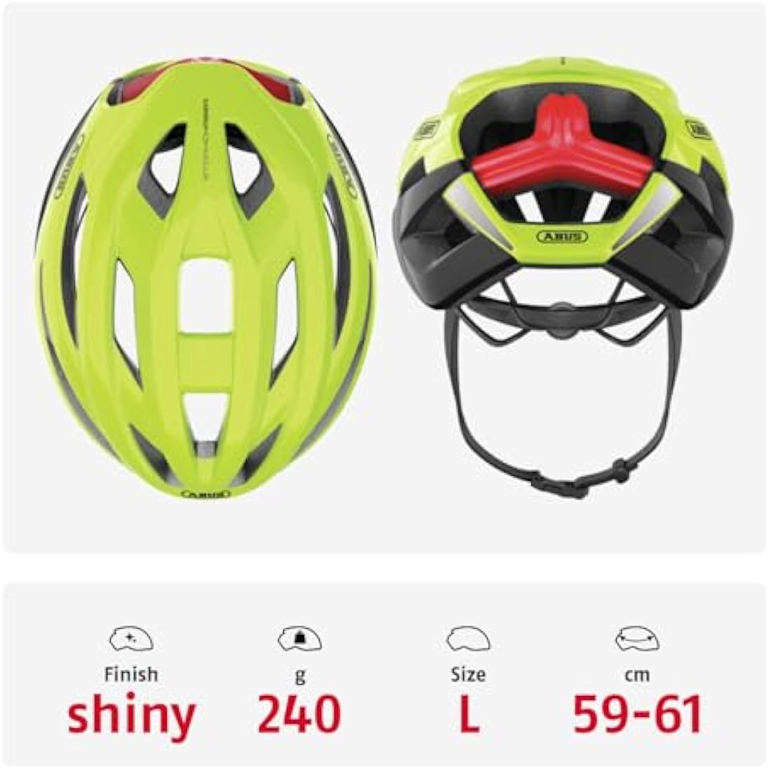 ABUS StormChaser road bike helmet - Lightweight and comfortable for professional cycling for men and women