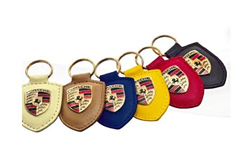 Porsche Genuine Key Chain Ring Vehicle Keys Crest Keyfob