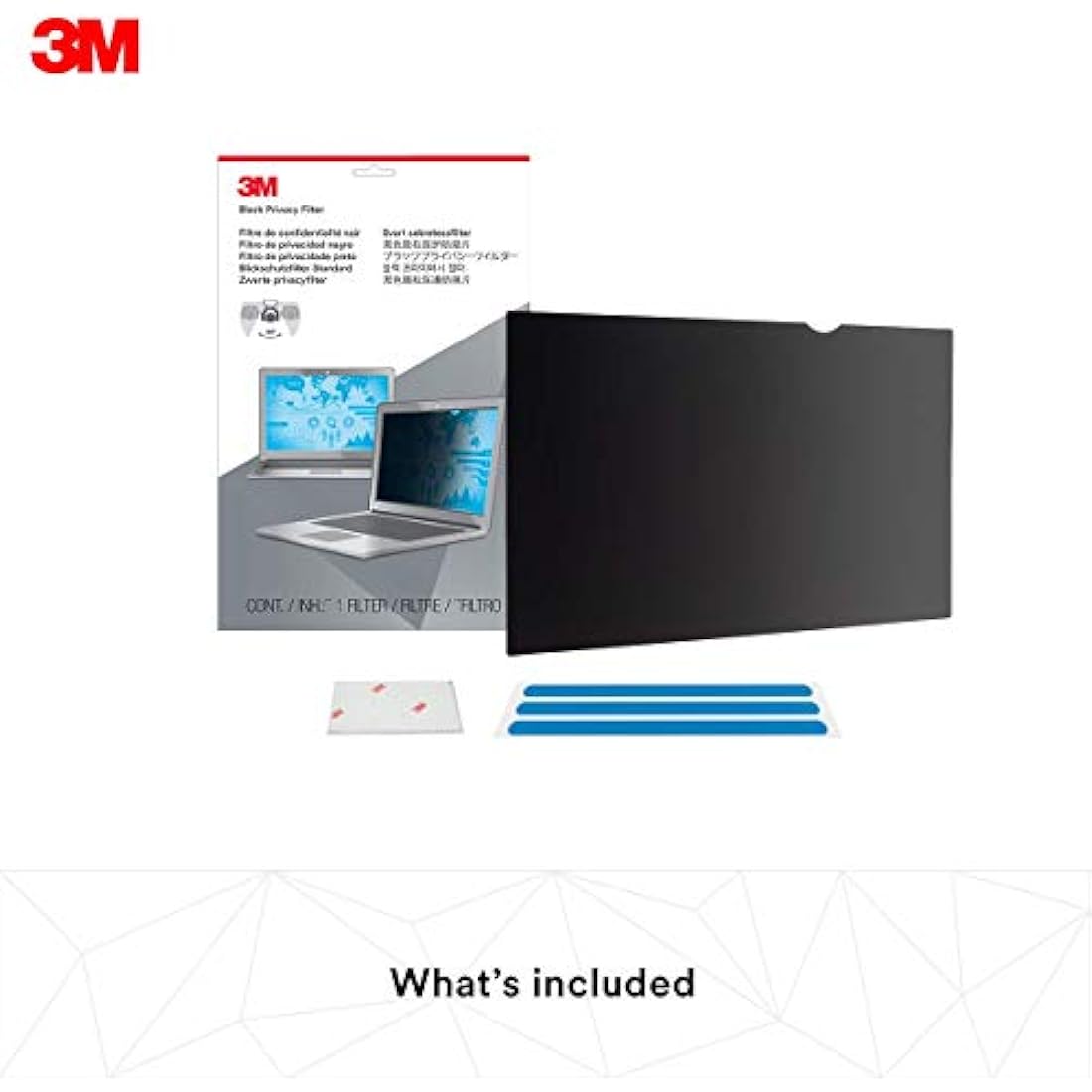 3M Privacy Filter - 13.3 inch Widescreen 16:10 - PF133W1B