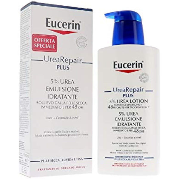 Eucerin Urea Repair Plus – Emulsion Idratante 5% Urea, 400 ml