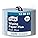 Tork 130051 Wiping Paper Plus / 2 Ply Absorbent QuickDry Paper Roll Suitable for Tork W1 Wipers Wall/Floor/Standard System / Blue / 1 x 510m / Ø 39cm
