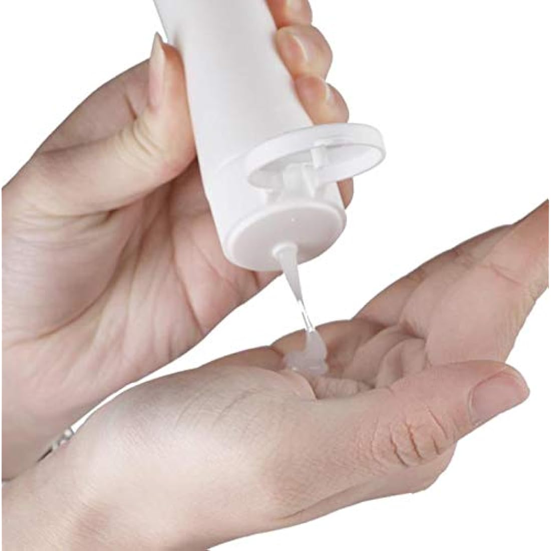 2PCS 200ml Travel Plastic Soft Tubes Bottle Emulsion Make up Cosmetics Container For Facial Cleanser Shampoo Shower