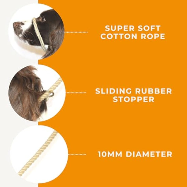 Dog & Field Figure 8 Anti-Pull Lead/Halter/Head Collar/Harness (Natural)