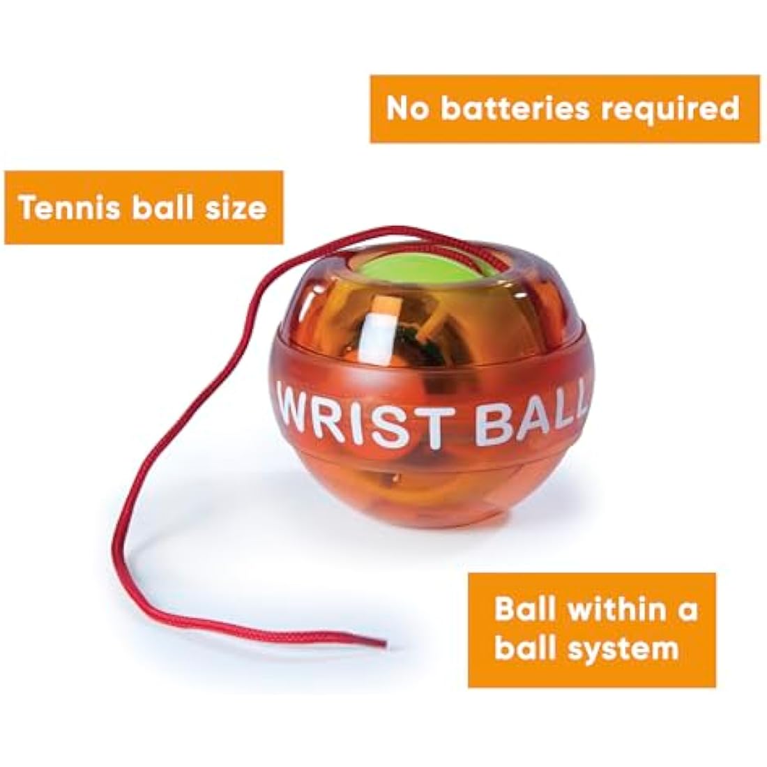 Funtime Gifts ET7950 Light Up Wrist Ball