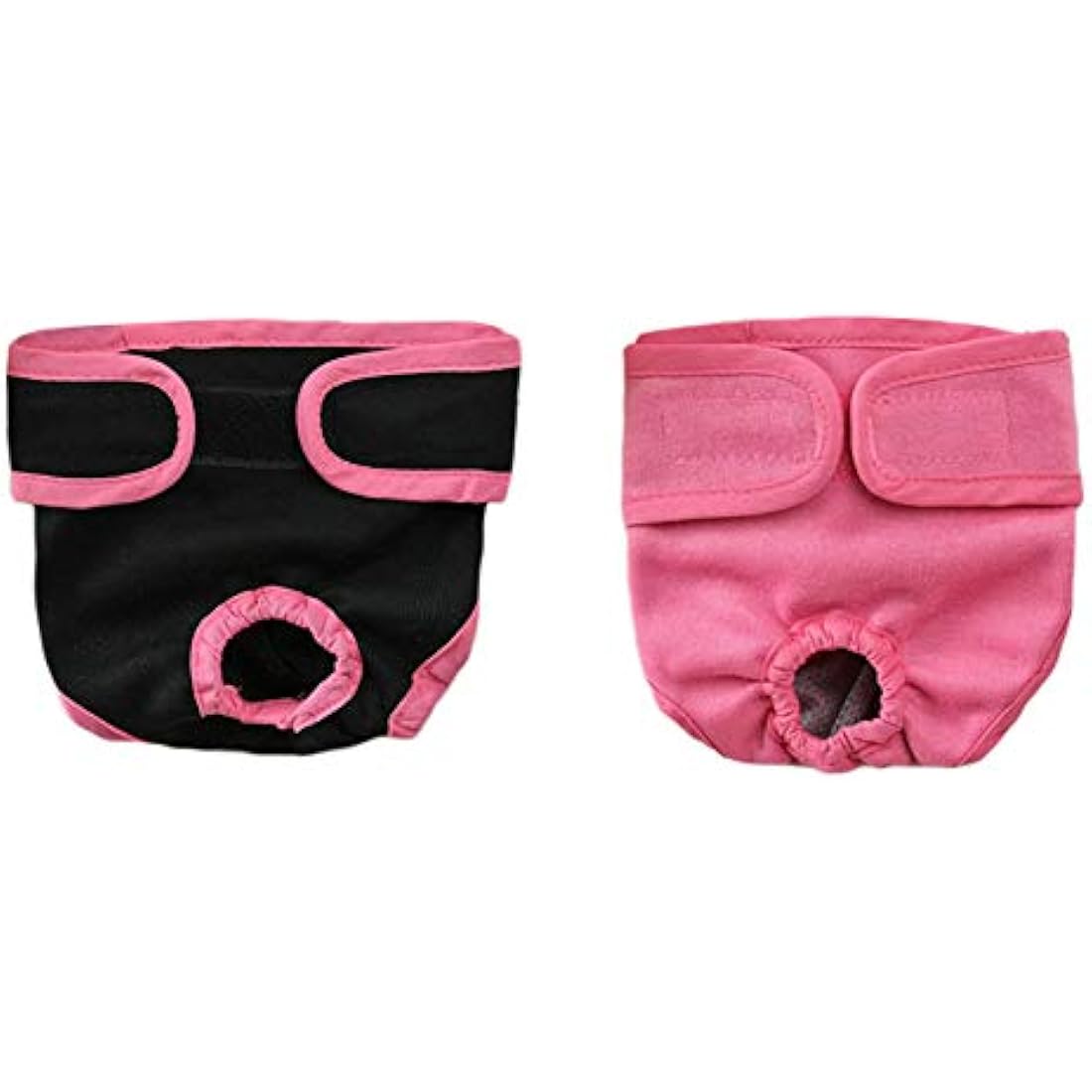 Diyafas 2 Pack Reusable Dog Nappies Physiological Pants Underwear Female Pet Sanitary Pads Hygiene Diapers for Small Medium and Large Dogs