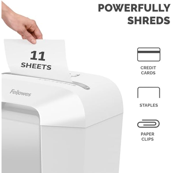Fellowes Powershred LX70 Cross cut Shredder White