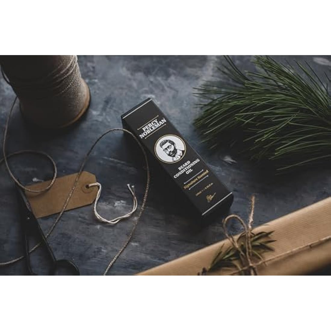 Percy Nobleman Beard Oil – 99% Naturally Derived Conditioning Oil with Signature Scent – Softens, Nourishes & Reduces Beard Itch – Vegan, Non-Greasy & Fast-Absorbing – Made in England (100ml)