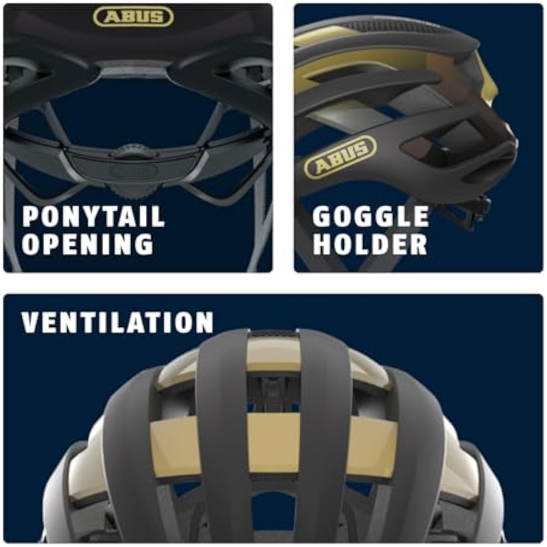 ABUS AirBreaker Racing Bike Helmet - High-End Bike Helmet for Professional Cycling - Unisex, for Men and Women