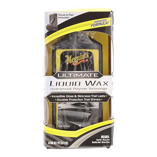 Meguiar's G210516EU Ultimate Liquid Wax 473ml, Incredible Gloss & Slickness That Lasts