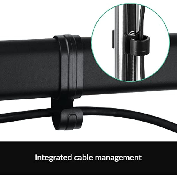 ARCTIC Z2 Pro (Gen 3) - Double Monitor Arm, Monitor stand for up to 34"/35" Ultrawide, up to 10 kg (22 lbs), USB Hub, Adjustable Height, Flexible - Matt black