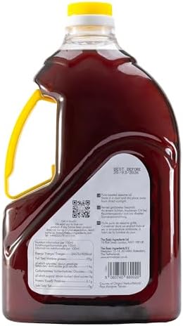 Emma Basic - 100% Pure Toasted Sesame Oil - 2 Litre - Rich Flavour - Antioxidants