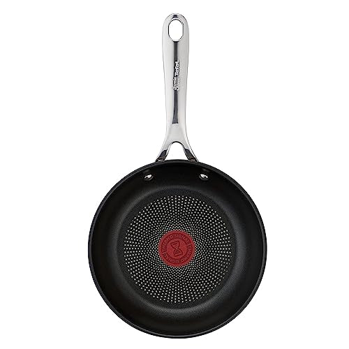 Jamie Oliver by Tefal Cook's Direct, Stainless Steel, Non-Stick Frying Pan 28 cm, Induction Compatible, 10-Year Guarantee, Oven Safe