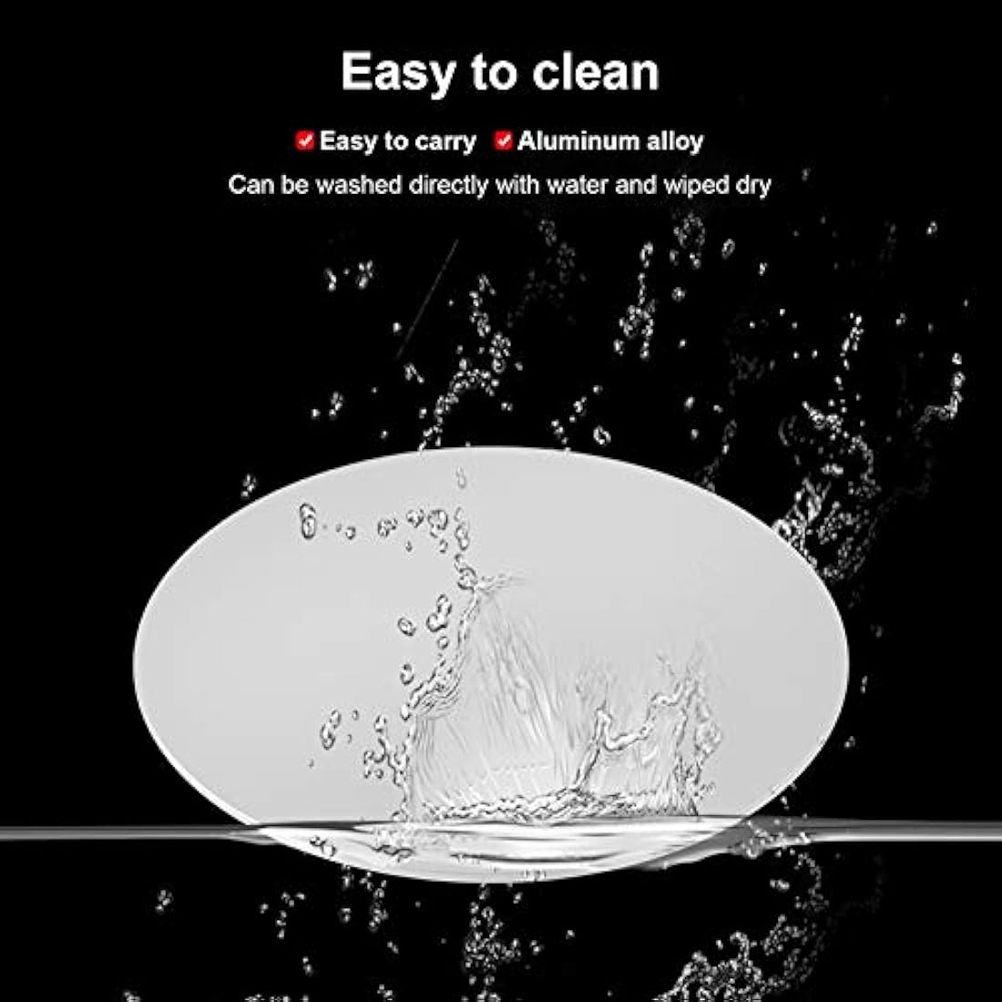 360° Rotation Monitor Swivel Base, Silver Aluminum Alloy Computer Screen Monitor Turntable Stand, Rotating Swivel Base for Disply Rotating Mount