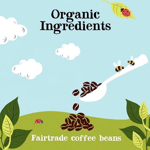 Clipper House Blend Organic Arabica Decaf Coffee | Organic Fairtrade Medium Roast | 500g Arabica Granules | Sustainable Fairtrade Coffee by Clipper Teas | Ethically Sourced & Eco Conscious