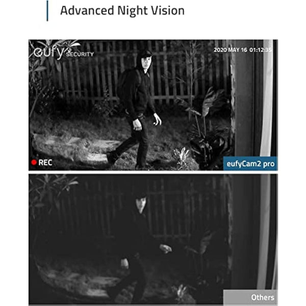 eufy Security eufyCam 2C Pro 2-Cam Kit Security Camera outdoor wireless, 2K Resolution, 180-Day Battery Life, IP67 Water-Resistant, Night Vision, No Monthly Fee,Home Security System