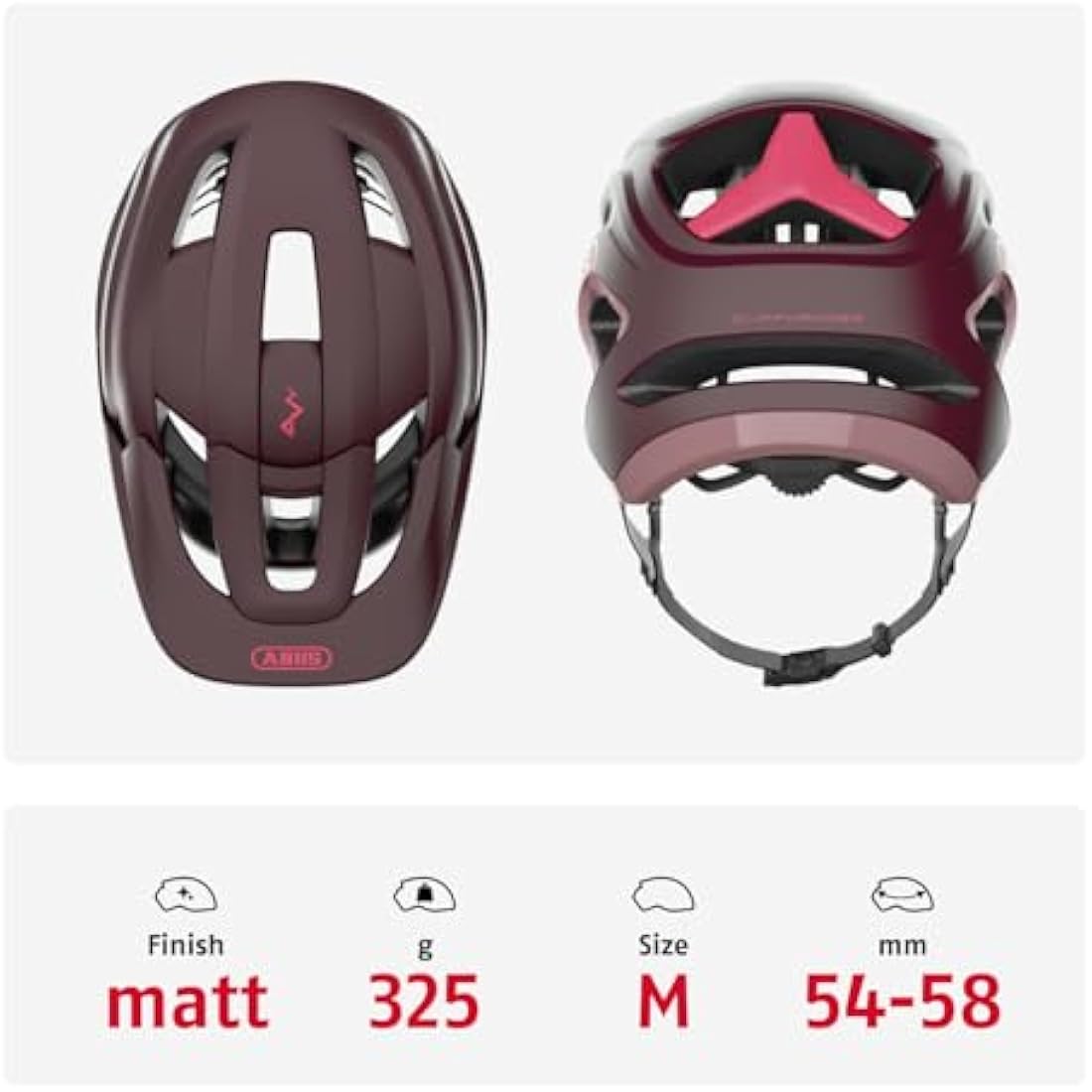 ABUS CliffHanger MTB helmet - bike helmet for demanding trails - with large ventilation openings & TriVider strap system - for men and women