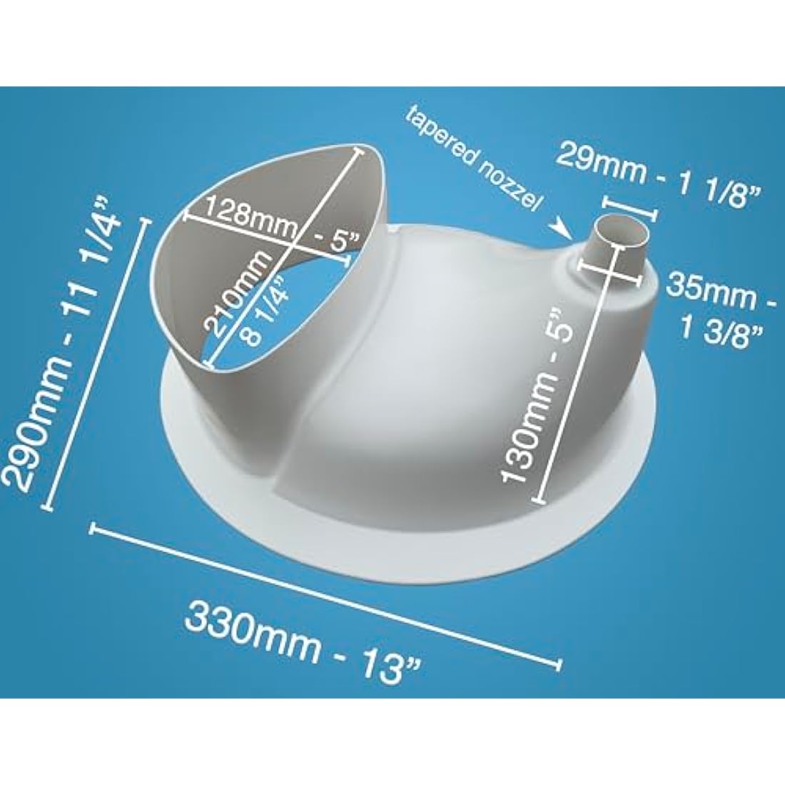 Free Range Designs Urine Separator for Compost Toilets | Complete Urine Diverter | Made in UK
