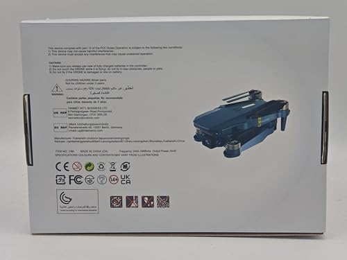 2650 ft Control Range Super Endurance Foldable Drone with Camera for Beginners–60+ min Flight Time, WiFi Quadcopter with 4K HD Camera, Brushless Motor, Auto Hover, Follow Me (3 Batteries)