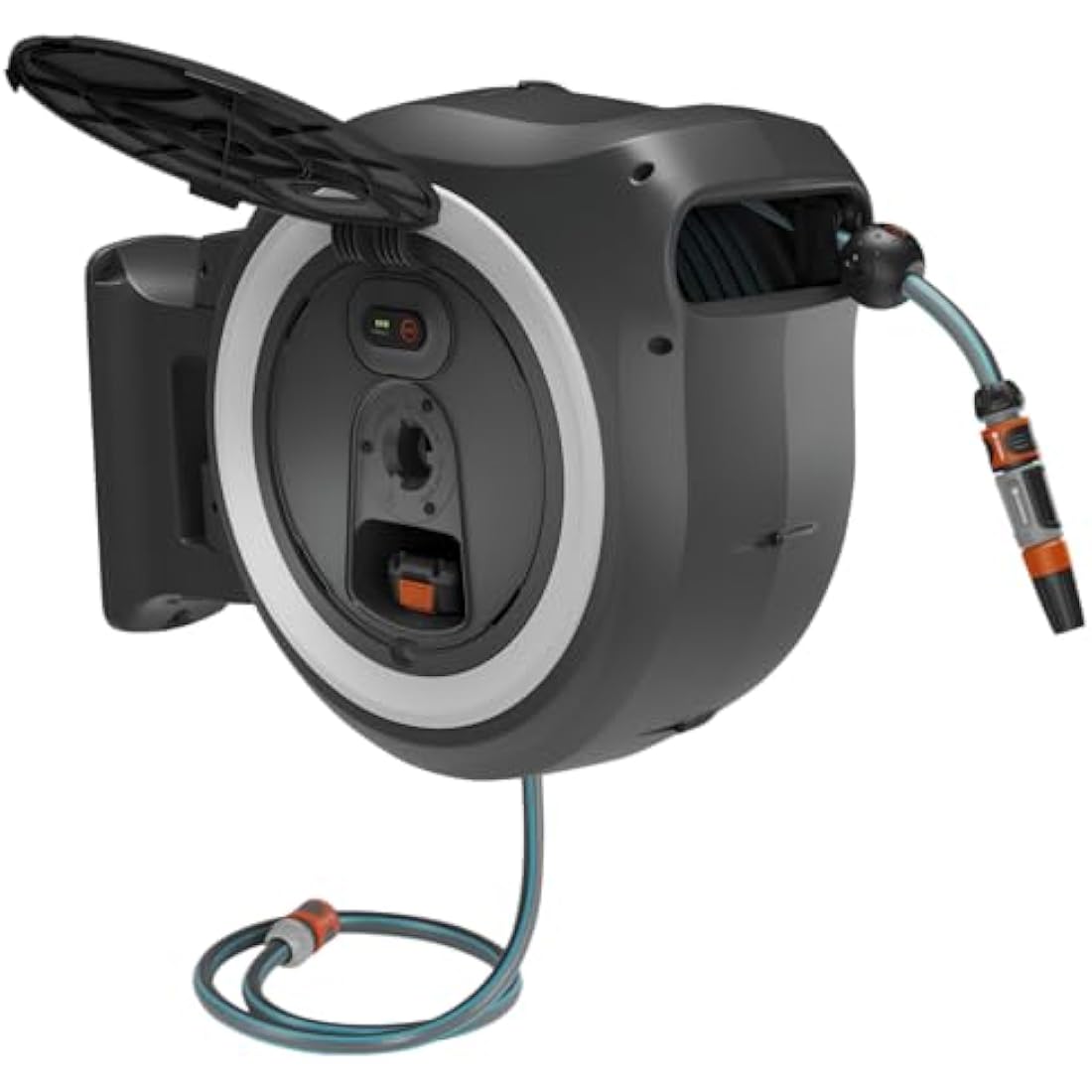 Akku-Wand-Schlauchbox PowerRoll XL 18V P4A Solo (weiß) 35 m